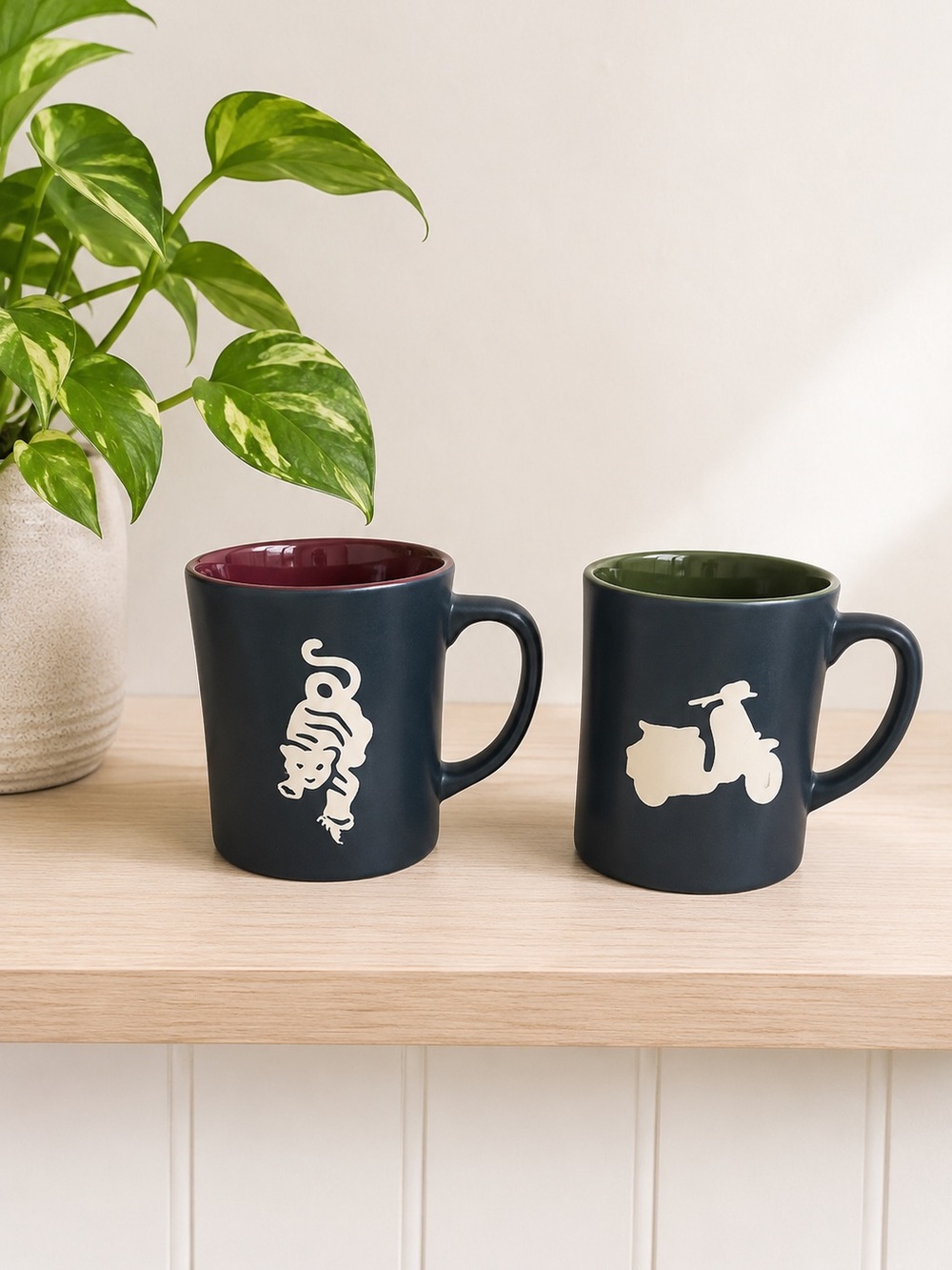 Starbucks Collector Mugs 2011 Vespa 2012‎ Sumatra Tiger Blue Coffee Cup Lot Vtg